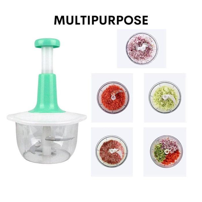 Manual Food Chopper – Multi-Purpose Vegetable, Onion & Garlic Cutter | No Electricity Required