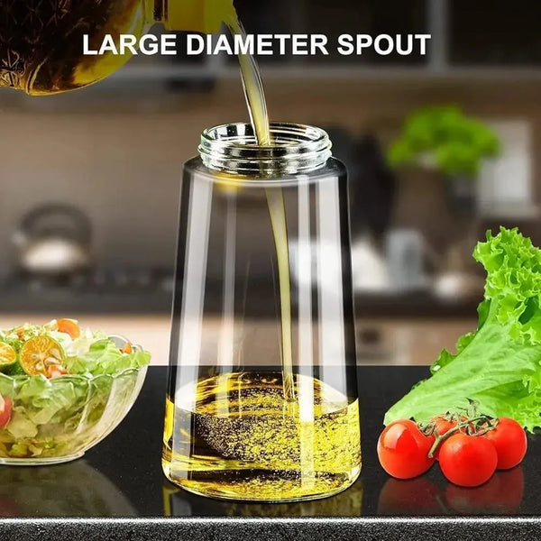 Premium Glass Oil Spray Bottle – Fine Mist Cooking Oil Sprayer & Dispenser