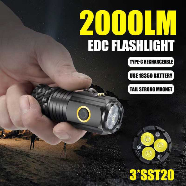 Rechargeable High Power LED Torch Metal Pen