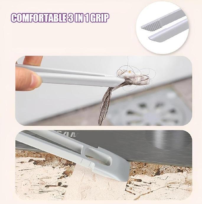 Multi-Purpose Cleaning Brush – 3-in-1 Home Cleaning Tool for Windows, Tiles, AC Filters & Hard-to-Reach Areas