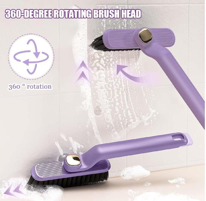 Multi-Purpose Cleaning Brush – 3-in-1 Home Cleaning Tool for Windows, Tiles, AC Filters & Hard-to-Reach Areas